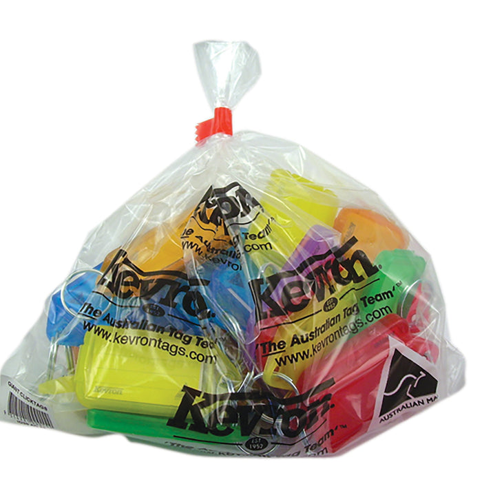 Kevron ID30 Key Tags Assorted Colours 25's Pack AO45387