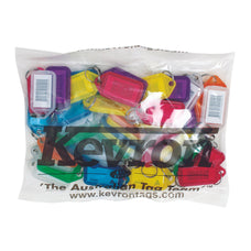 Kevron ID5 Key Tags Barcoded Assorted Colours 50's Pack AO37720