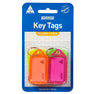 Kevron Key Tag Assorted Fluoro Colour 4's Pack | ID Card Holders, Key ...