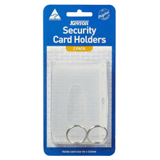 Kevron Security Card Holder Clear 2's Pack AO45714