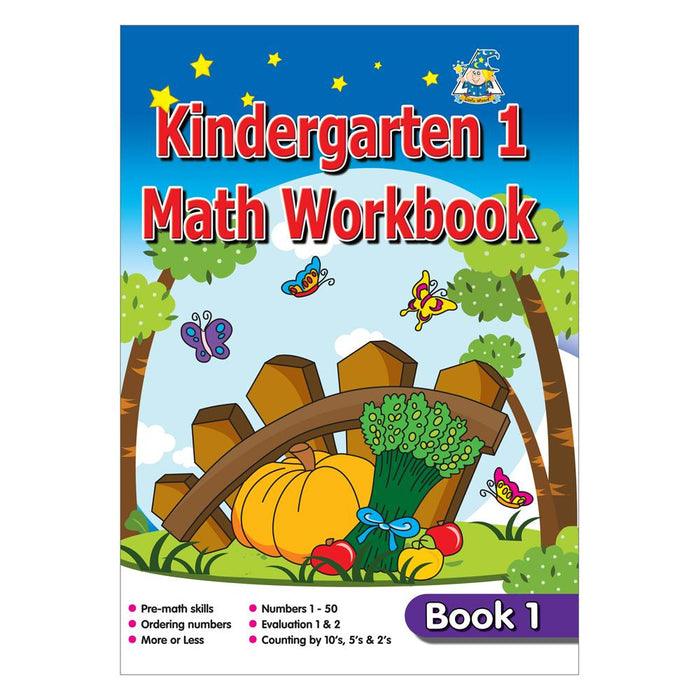 Kindergarten Workbook 4-6 Year Math Book 1 CX227775