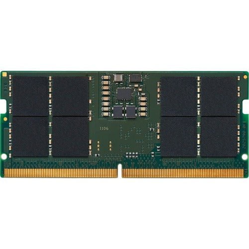 Kingston 16GB DDR5 SDRAM Memory Module - For Notebook - 16 GB - DDR5 5200/PC5-41600 DDR5 SDRAM - 5200 MHz Single-rank Memory - CL42 - 1.10 V - Non-ECC - Unbuffered - 262-pin - SoDIMM IM5734701