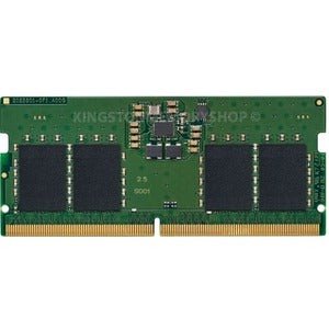 Kingston 8GB DDR5 SDRAM Memory Module - For Notebook, Desktop PC, Workstation - 8 GB (1 x 8GB) - DDR5-4800/PC5-38400 DDR5 SDRAM - 4800 MHz Single-rank Memory - CL40 - 1.10 V - Retail - Non-ECC - Unbuffered, Unregistered - 262-pin - SoDIMM IM5534484