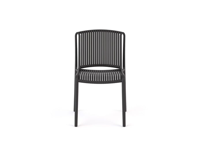 Knight LeGrille Chair, Matte Black