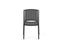 Knight LeGrille Chair, Matte Black