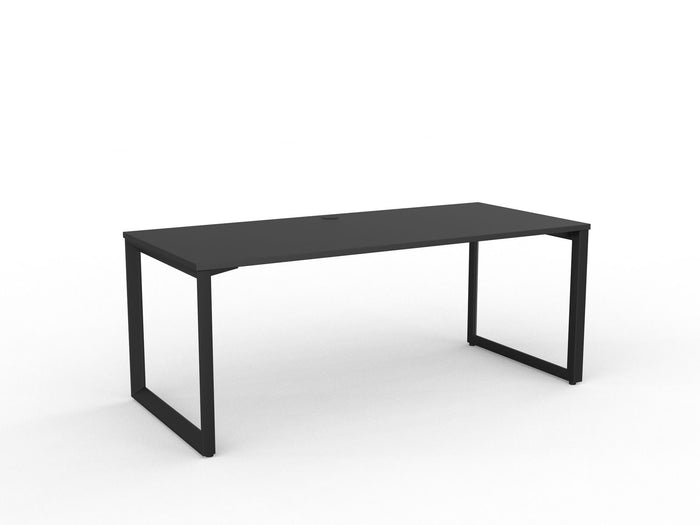 Knight's Anvil Desk 1800mm x 800mm - Black Frame (Choice of Worktop Colours)