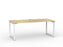 Knight's Anvil Desk 1800mm x 800mm - White Frame (Choice of Worktop Colours)