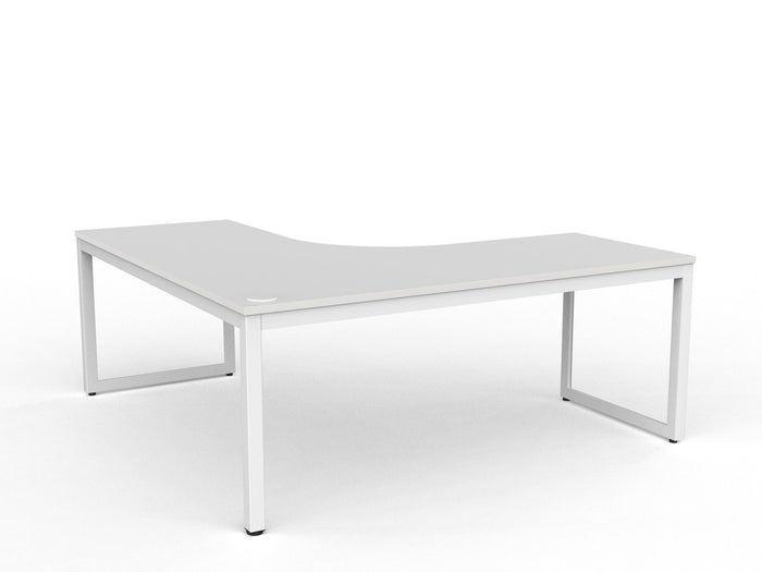 Knight's Anvil Workstation 1800mm x 1800mm x 700mm - White Frame (Choice of Worktop Colours)