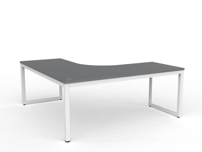 Knight's Anvil Workstation 1800mm x 1800mm x 700mm - White Frame (Choice of Worktop Colours)