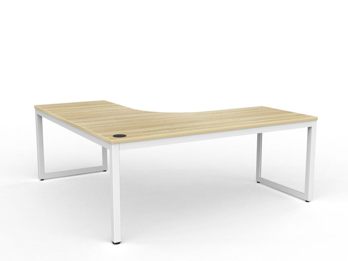 Knight's Anvil Workstation 1800mm x 1800mm x 700mm - White Frame (Choice of Worktop Colours)