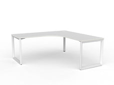 Knight's Anvil Workstation 1800mm x 1800mm x 700mm - White Frame (Choice of Worktop Colours) White KG_ANVW187_W