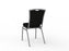 Knight's Banquet Conference Chair - Silver Frame / Black Fabric KG_BANQ_B