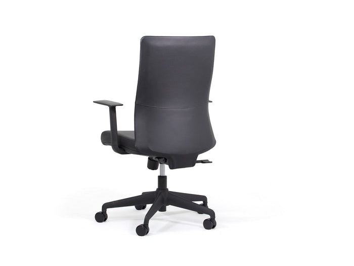 Knight's Blade Genuine Leather Office Chair, Unassembled KG_BLADELB_KD