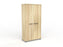 Knight's Cubit 1800mm Cupboard - Atlantic Oak Atlantic Oak / Black / Silver KG_CBC18_AO_BHN