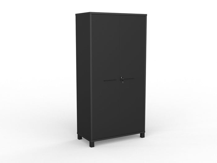 Knight's Cubit 1800mm Cupboard - Black Black / Black KG_CBC18_BL_BFT_BHN