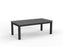 Knight's Cubit Coffee Table 1200mm x 600mm - Black Frame (Choice of Worktop Colours) Silver KG_NCBCFT12_B_S