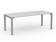 Knight's Cubit Desk 1800mm x 800mm, Silver Frame (Choice of Worktop Colours) White KG_NCBD18_W