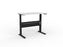 Knight's Cubit Highrise Height Adjustable Standing Desk, Black, 1200mm x 700mm, Electric