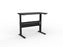 Knight's Cubit Highrise Height Adjustable Standing Desk, Black, 1200mm x 700mm, Electric