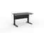 Knight's Cubit Highrise Height Adjustable Standing Desk, Black, 1200mm x 700mm, Electric Silver KG_CBHD12EL_B_S