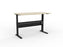 Knight's Cubit Highrise Height Adjustable Standing Desk, Black, 1500mm x 800mm, Electric