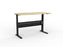 Knight's Cubit Highrise Height Adjustable Standing Desk, Black, 1500mm x 800mm, Electric