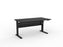Knight's Cubit Highrise Height Adjustable Standing Desk, Black, 1500mm x 800mm, Electric Black KG_CBHD15EL_B_BL