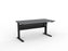 Knight's Cubit Highrise Height Adjustable Standing Desk, Black, 1500mm x 800mm, Electric Silver KG_CBHD15EL_B_S