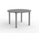 Knight's Cubit Meeting Table 1200mm Round - Silver Frame (Choice of Worktop Colours) Silver KG_NCBMT12_S
