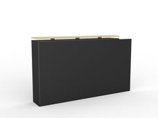 Knight's Cubit Reception Counter Return - Atlantic Oak KG_NCBRECR18_AO