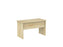 Knight's Cubit Slab End Desk 1200mm x 600mm, Atlantic Oak KG_CBSLD126AO