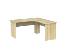 Knight's Cubit Slab End Workstation 1500mm x 1500mm x 600mm, Atlantic Oak KG_CBSLW156AO