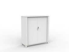 Knight's Cubit Tambour, Lockable, 1200mm, White KG_NCBTB13_W_WF