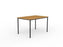 Knight's Ergoplan Canteen Table 1200mm x 800mm - Tawa / Black KG_WFCT128_T