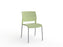 Knight's Game 4-Leg Conference Chair, Stacking, Silver Powder-coated Frame Pistachio KG_GM4LSFR_P__ASS