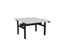 Knight's Haven 1200mm x 700mm Electric Height Adjustable Double Sided Desk, Black Powdercoat Frame, Choice of Worktop Colours White KG_HVE3DSD127BW