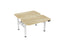 Knight's Haven 1200mm x 700mm Electric Height Adjustable Double Sided Desk, White Powdercoat Frame, Radius Corners Top, Choice of Worktop Colours