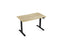 Knight's Haven 1200mm x 700mm Electric Height Adjustable Single Sided Desk, Black Powdercoat Frame, Choice of Worktop Colours