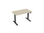 Knight's Haven 1200mm x 700mm Electric Height Adjustable Single Sided Desk, Black Powdercoat Frame, Choice of Worktop Colours