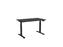 Knight's Haven 1200mm x 700mm Electric Height Adjustable Single Sided Desk, Black Powdercoat Frame, Choice of Worktop Colours Black KG_HVE3SSD127BBL