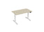 Knight's Haven 1200mm x 700mm Electric Height Adjustable Single Sided Desk, White Powdercoat Frame, Choice of Worktop Colours