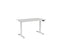 Knight's Haven 1200mm x 700mm Electric Height Adjustable Single Sided Desk, White Powdercoat Frame, Choice of Worktop Colours White KG_HVE3SSD127WW