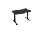 Knight's Haven 1200mm x 700mm Fixed Height Single Sided Desk, Black Frame, Radius Corners Top, Choice of Worktop Colours