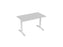 Knight's Haven 1200mm x 700mm Fixed Height Single Sided Desk, White Frame, Choice of Worktop Colours