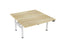 Knight's Haven 1500mm x 800mm Electric Height Adjustable Double Sided Desk, White Powdercoat Frame, Choice of Worktop Colours