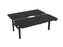Knight's Haven 1800mm x 800mm Electric Height Adjustable Double Sided Desk, Black Powdercoat Frame, Scallop & Radius Corners Top, Choice of Worktop Colours