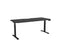 Knight's Haven 1800mm x 800mm Electric Height Adjustable Single Sided Desk, Black Powdercoat Frame, With Scallop & Radius Corners Top, Choice of Worktop Colours Black KG_HVE3SSD188SRBBL