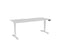 Knight's Haven 1800mm x 800mm Electric Height Adjustable Single Sided Desk, White Powdercoat Frame, With Scallop Top, Choice of Worktop Colours White KG_HVE3SSD188SWW