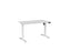 Knight's Haven Boost 1200mm x 700mm Electric Height Adjustable Single Sided Desk, White Powdercoat Frame, White Top KG_HVBE2SSD127WW