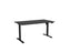 Knight's Haven Boost 1500mm x 800mm Electric Height Adjustable Single Sided Desk, Black Powdercoat Frame, Black Top KG_HVBE2SSD158BBL